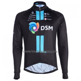 Wielershirt 2022 Team DSM Lange Mouw Zwart